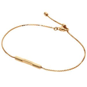 GUCCI 18k Gold Love Charm Bracelet